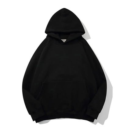 Oversized Cotton Pullover Hoodie